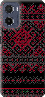 Силіконовий чехол Вишиванка 52 для Motorola Moto E15 - 1763u-4147 изображение 