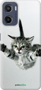 Силиконовый чехол Летящий котёнок для Motorola Moto G05 - 2322u-3949 изображение 