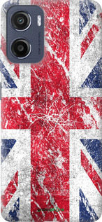 Силиконовый чехол Флаг Великобритании 1 для Motorola Moto E15 - 386u-4147 изображение 