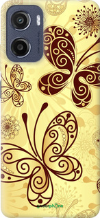 Силиконовый чехол Красивые бабочки для Motorola Moto E15 - 4170u-4147 изображение 