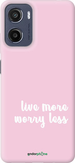 Силиконовый чехол Живи больше для Motorola Moto E15 - 4347u-4147 изображение 