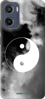 Силиконовый чехол Инь и Янь для Motorola Moto E15 - 4389u-4147 изображение 