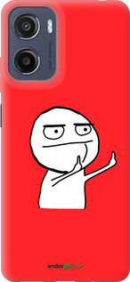 Силиконовый чехол Мем для Motorola Moto E15 - 4578u-4147 изображение 