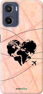 Силиконовый чехол Путешествуй для Motorola Moto E15 - 4607u-4147 изображение 