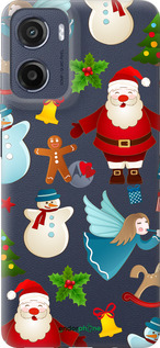 Силиконовый чехол Новогодний 1 для Motorola Moto G05 - 4614u-3949 изображение 