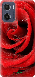 Силиконовый чехол Красная роза для Motorola Moto E15 - 529u-4147 изображение 