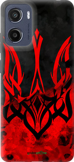 Силіконовий чехол Герб України  для Motorola Moto E15 - 5312u-4147 изображение 