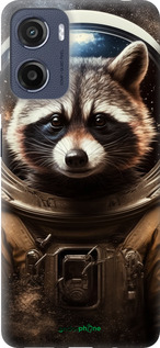 Силиконовый чехол Raccoon austronaut для Motorola Moto E15 - 5581u-4147 изображение 