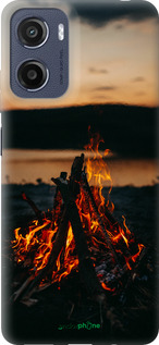 Силиконовый чехол Огонь для Motorola Moto G05 - 6021u-3949 изображение 