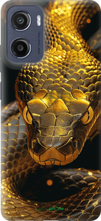 Силиконовый чехол Golden snake для Motorola Moto E15 - 6072u-4147 изображение 