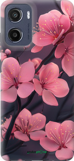 Силіконовий чохол 'Пурпурова сакура' для Motorola Moto G05 зображення 4
