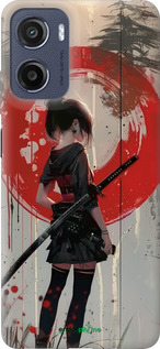 Силиконовый чехол Сумерки воина: Танец с катаной для Motorola Moto E15 - 6123u-4147 изображение 