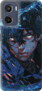 Силиконовый чехол Satoru Gojou для Motorola Moto E15 - 6128u-4147 изображение 