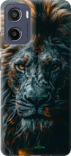 Силиконовый чехол Лев в сумерках для Motorola Moto G05 - 6154u-3949 изображение 