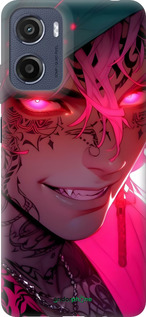 Силиконовый чехол Аниме демон 3 для Motorola Moto E15 - 6313u-4147 изображение 