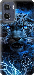 Силиконовый чехол Ледяной леопард для Motorola Moto G05 - 6460u-3949 изображение 