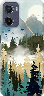 Силиконовый чехол С изображением лесного пейзажа для Motorola Moto G05 - 6548u-3949 изображение 