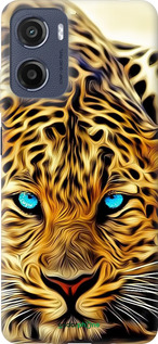 Силиконовый чехол Леопард для Motorola Moto E15 - 6611u-4147 изображение 