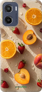 Силиконовый чехол Фрукты 3 для Motorola Moto E15 - 6703u-4147 изображение 