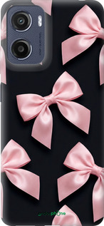 Силіконовий чехол Coquette Ribbons Dark Coquette для Motorola Moto E15 - 6767u-4147 изображение 
