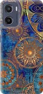 Силіконовий чехол Золотий візерунок для Motorola Moto G05 - 678u-3949 изображение 