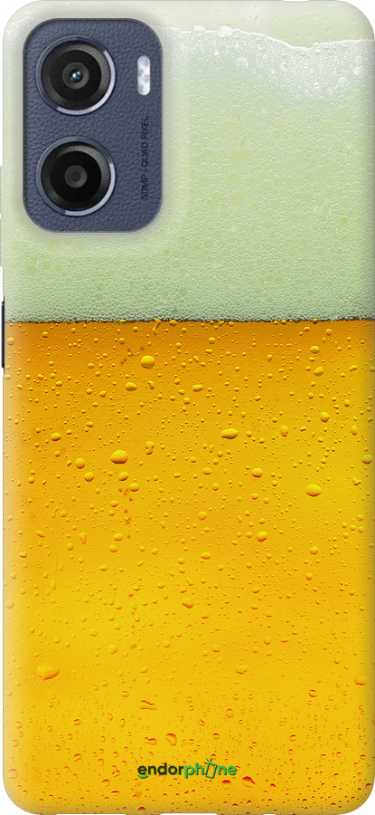 Силиконовый чехол Пиво для Motorola Moto E15 - 1145u-4147 изображение 