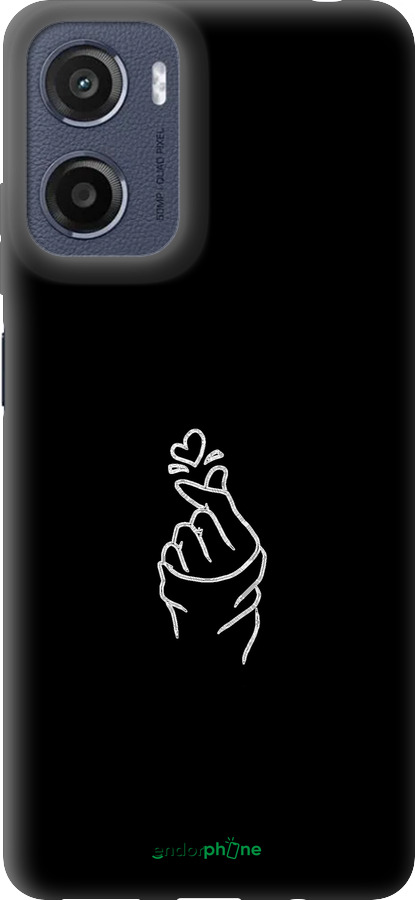 Силиконовый чехол Love You для Motorola Moto E15 - 4298u-4147 изображение 