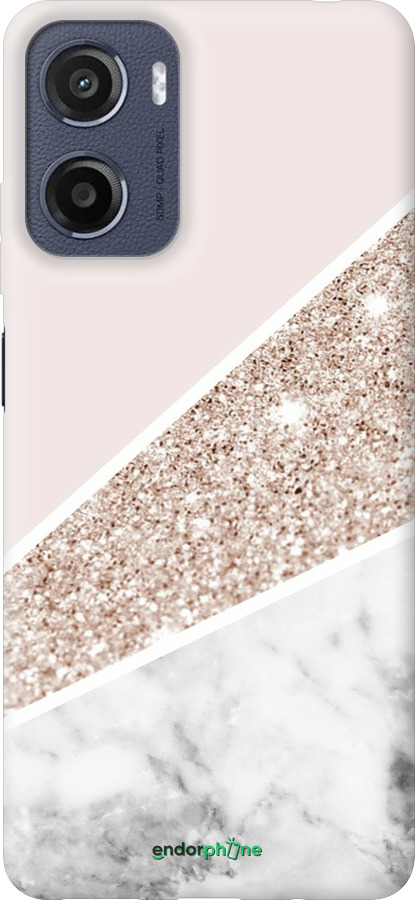 Силіконовий чехол Пастельний мармур для Motorola Moto E15 - 4342u-4147 изображение 