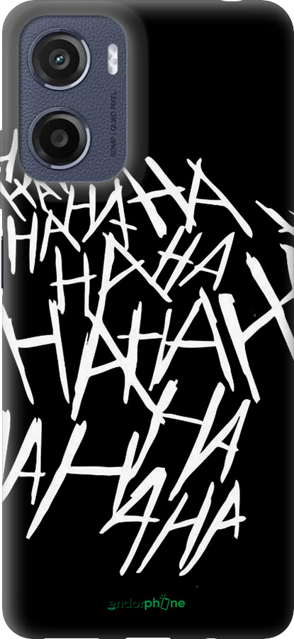 Силиконовый чехол joker hahaha для Motorola Moto E15 - 4509u-4147 изображение 