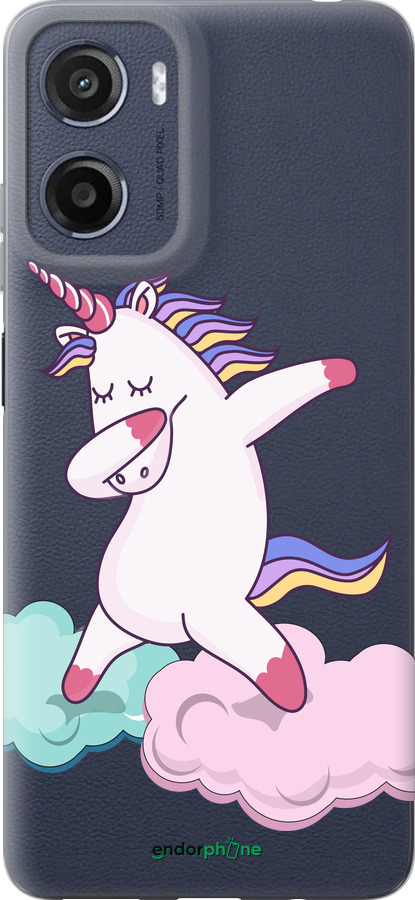 Силиконовый чехол Единорог для Motorola Moto G05 - 4702u-3949 изображение 