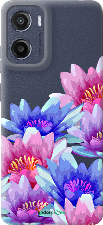 Силиконовый чехол Лотос для Motorola Moto E15 - 4862u-4147 изображение 