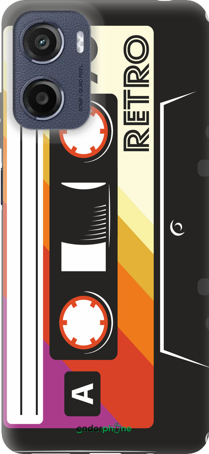 Силиконовый чехол Кассета с90 v4 для Motorola Moto E15 - 5532u-4147 изображение 