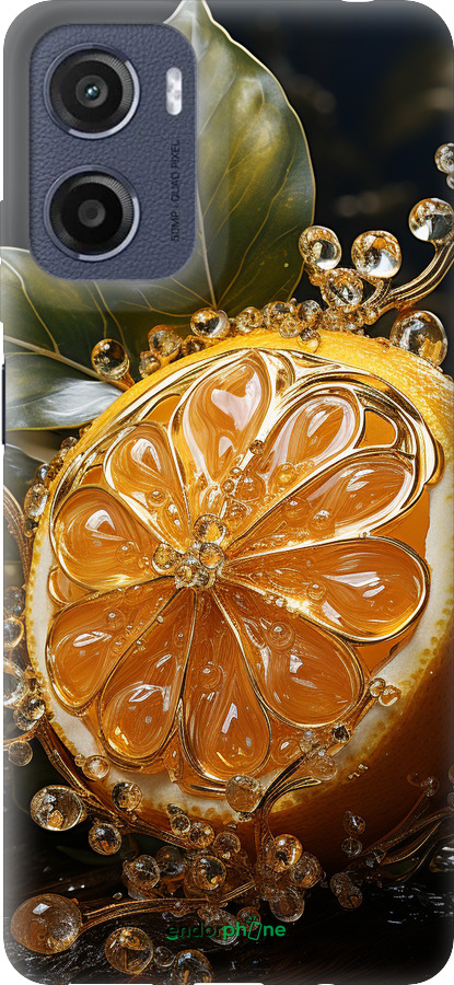 Силиконовый чехол Лимон для Motorola Moto E15 - 5647u-4147 изображение 