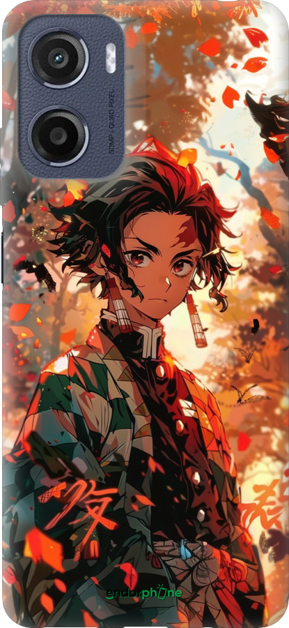 Силиконовый чехол Tanjiro для Motorola Moto E15 - 6130u-4147 изображение 