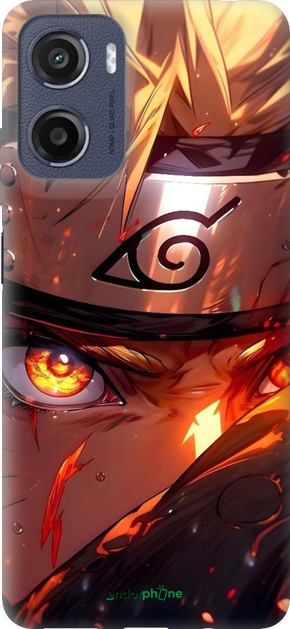 Силиконовый чехол Наруто для Motorola Moto G05 - 6277u-3949 изображение 