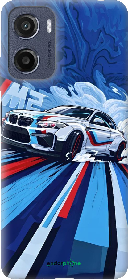 Силиконовый чехол БМВ для Motorola Moto E15 - 6292u-4147 изображение 