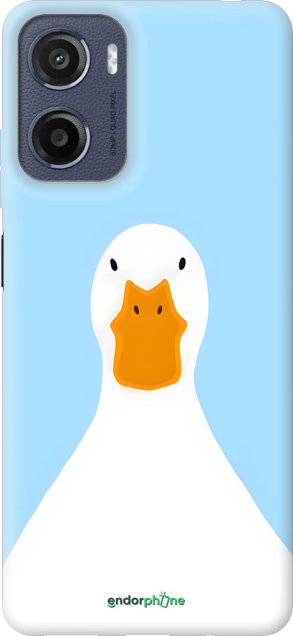 Силиконовый чехол Гусь для Motorola Moto E15 - 6350u-4147 изображение 