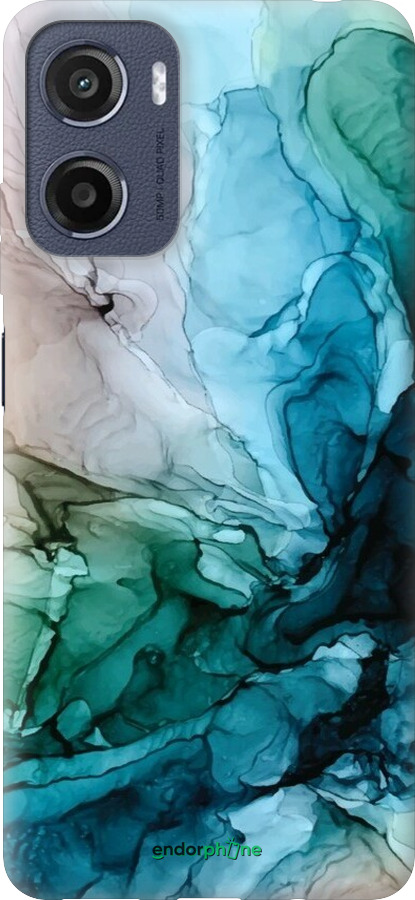 Силіконовий чехол З абстрактним малюнком барвисті Солоні береги для Motorola Moto E15 - 6405u-4147 изображение 