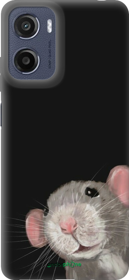 Силиконовый чехол The Peeking Rat для Motorola Moto E15 - 6442u-4147 изображение 