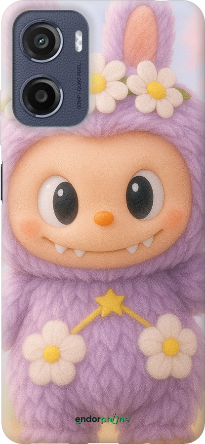 Силиконовый чехол Лабубу 1 для Motorola Moto E15 - 6709u-4147 изображение 