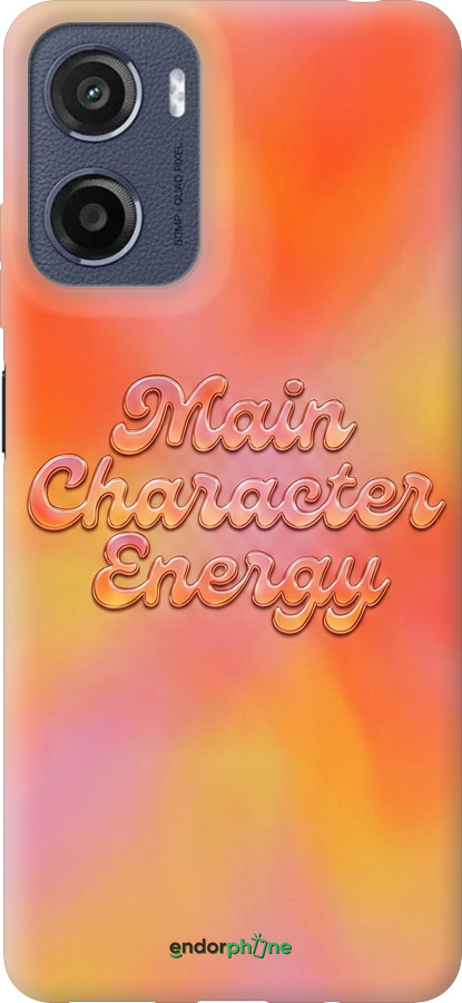 Силиконовый чехол Aura Gradient Main Character Energy Aesthetic Y2K для Motorola Moto G05 - 6783u-3949 изображение 