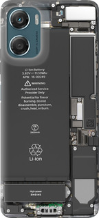Силиконовый чехол Детали смартфона для Motorola Moto G06 - 5487u-4187 изображение 