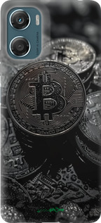 Силиконовый чехол Black Bitcoin для Motorola Moto G06 - 6090u-4187 изображение 