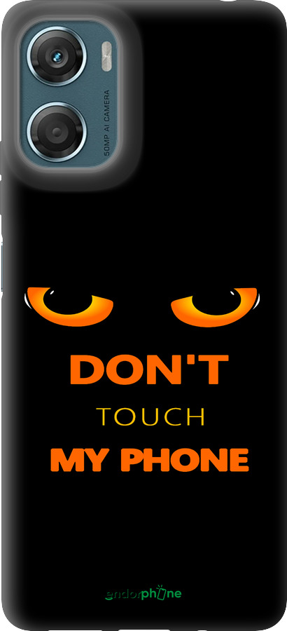 Силиконовый чехол Don't touch the phone для Motorola Moto G06 - 4261u-4187 изображение 