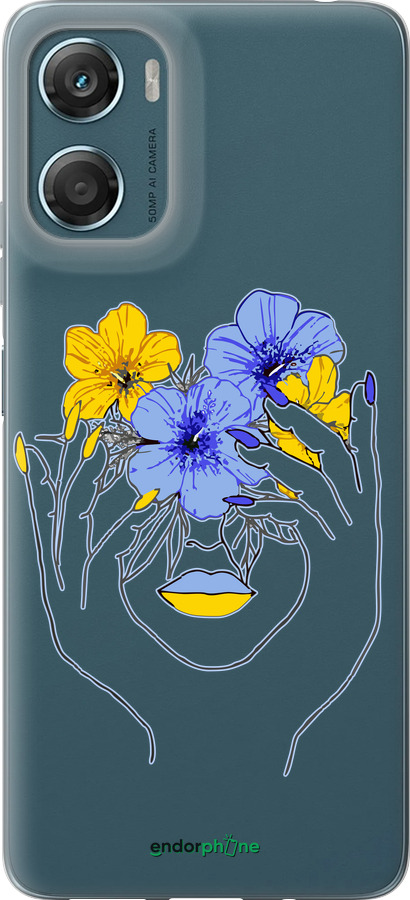 Силіконовий чехол Дівчина v4 для Motorola Moto G06 - 5276u-4187 изображение 