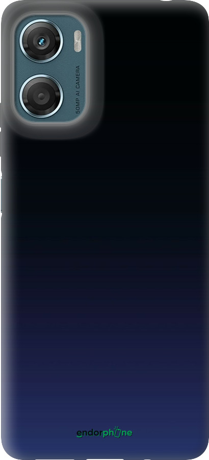 Силиконовый чехол Градиент в тёмно - синем стиле для Motorola Moto G06 - 6542u-4187 изображение 