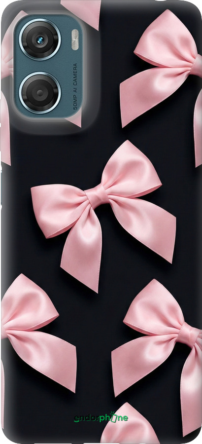 Силиконовый чехол Coquette Ribbons Dark Coquette для Motorola Moto G06 - 6767u-4187 изображение 