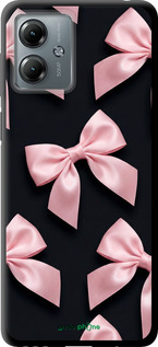 TPU чехол Coquette Ribbons Dark Coquette для Motorola Moto G14 - 6767b-3197 изображение 