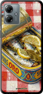 TPU чехол Vintage Sardine Tin Phone для Motorola Moto G14 - 6772b-3197 изображение 
