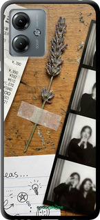 TPU чехол Aesthetic Scrapbook Collage для Motorola Moto G14 - 6773b-3197 изображение 